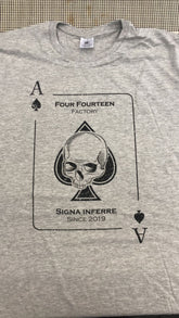 4-14 T-Shirt “ACE OF SPADES” Grey